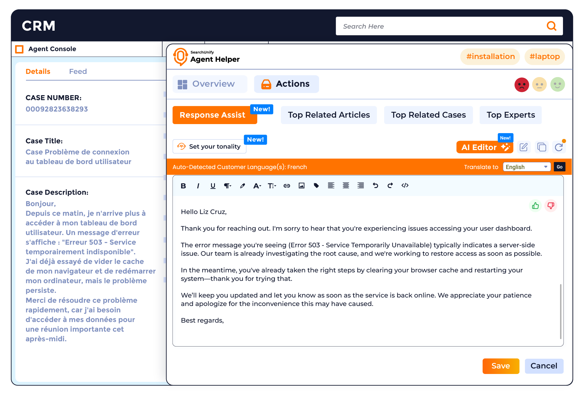 Smart Dynamic Language Detection & Effortless Translation
