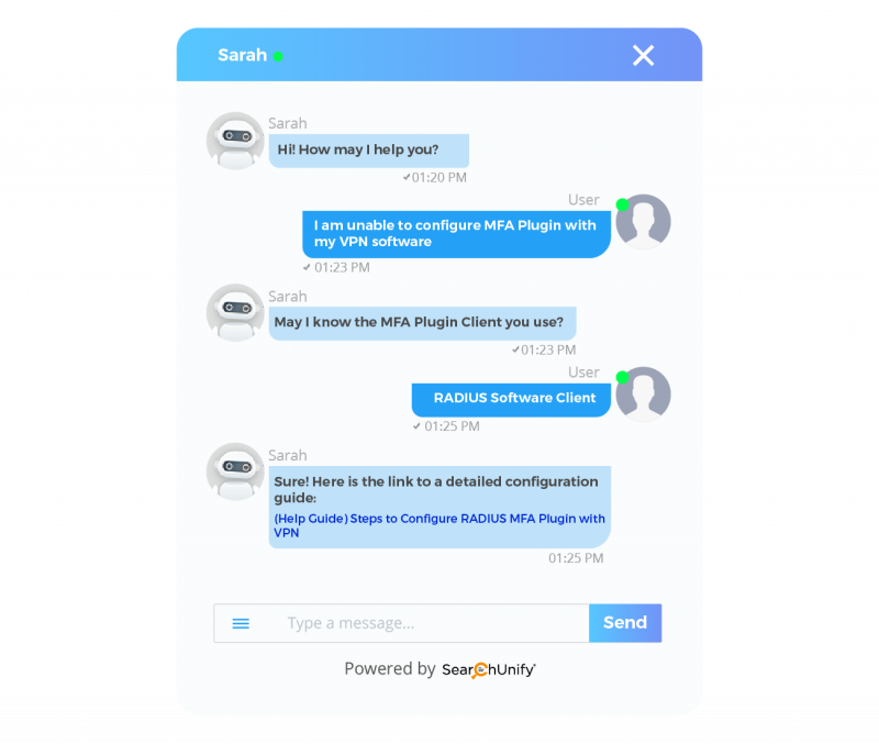 Leverage Conversational AI for Contextual Support
