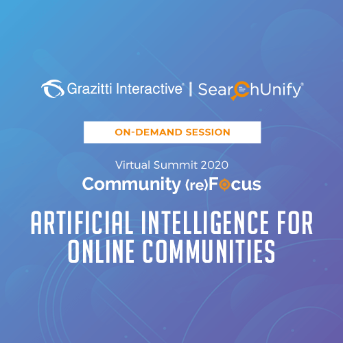 Artificial Intelligence for Online Communities15767