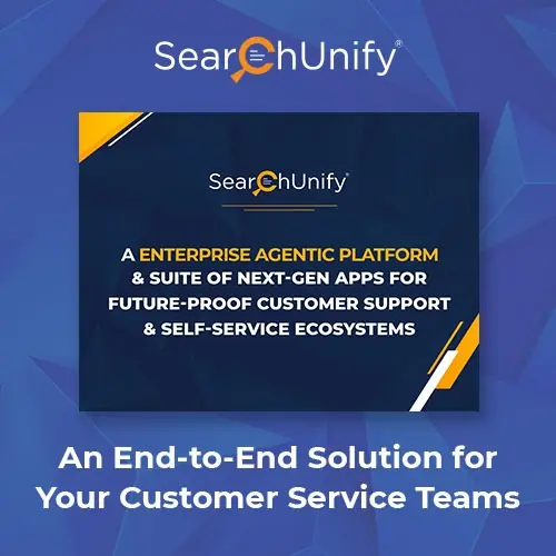 SearchUnify's Enterprise Agentic Platform and Suite of Next-Gen Apps