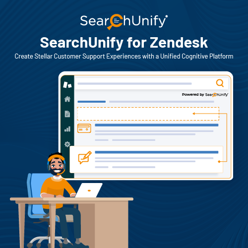 SearchUnify's Unified Cognitive Platform for Zendesk