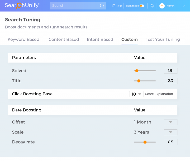 Control the Search Experience with the Ability to Custom Tun...