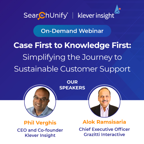 Case First to Knowledge First: Simplifying the Journey to Sustainable Customer Support