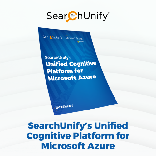 SearchUnify's Unified Cognitive Platform for Microsoft Azure