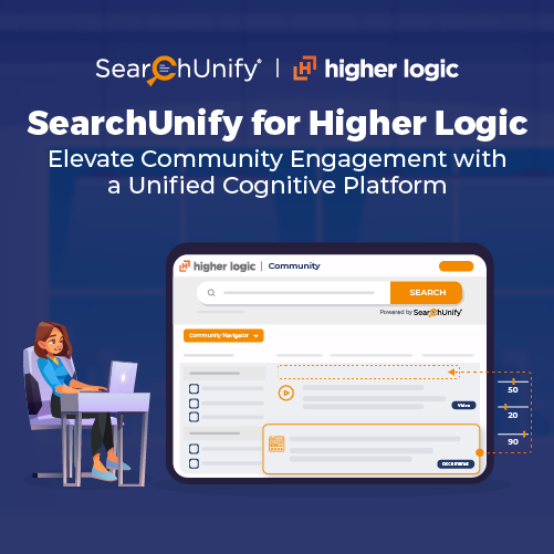 SearchUnify's Unified Cognitive Platform for Higher Logic
