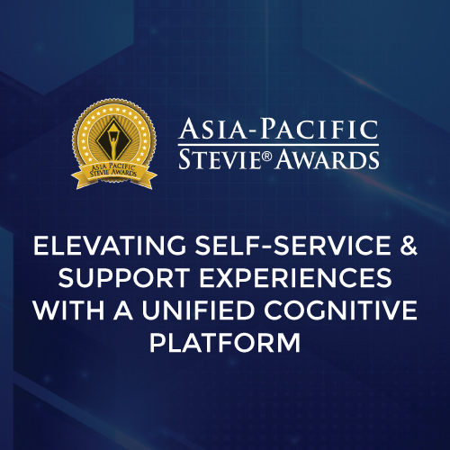 Elevating self service and support experiences with a unified cognitive platform and suite of apps