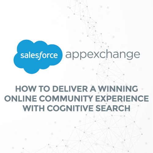 How to deliver a winning Online community experience with cognitive search