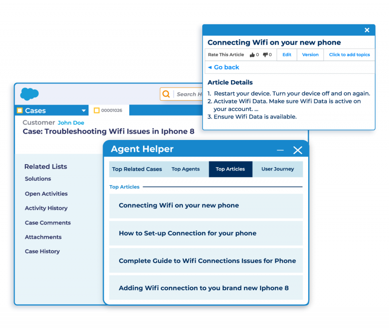 Implements Case Swarming with Agent Helper