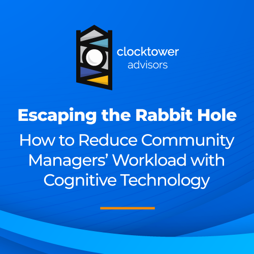 Escaping the Rabbit Hole: How to Reduce Community Managers’ Workload with Cognitive Technology