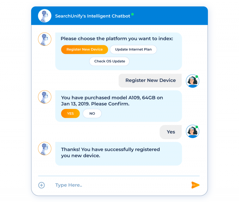 Step Up Self-Service Support with Intelligent Chatbots