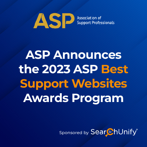 ASP Announces the 2023 ASP Best Support Websites Awards Program