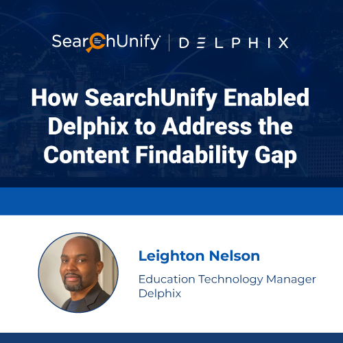 How SearchUnify Enabled Delphix to Address the Content Findability Gaps