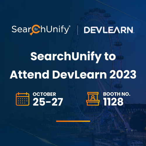 SearchUnify to Attend DevLearn 202318599