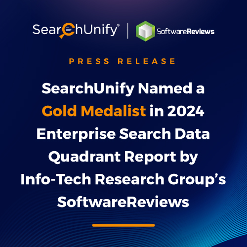 SearchUnify Named a Gold Medalist in 2024 Enterprise Search Data Quadrant Report by Info-Tech Research Group’s SoftwareReviews
