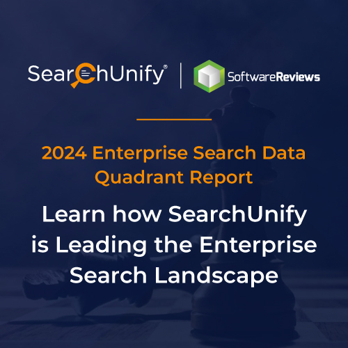 2024 Enterprise Search Data Quadrant Report - Infotech Competitor Infographic