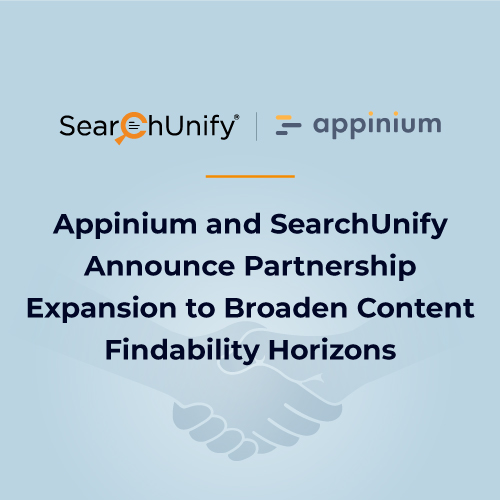 Appinium and SearchUnify Announce Partnership Expansion to Broaden Content Findability Horizons