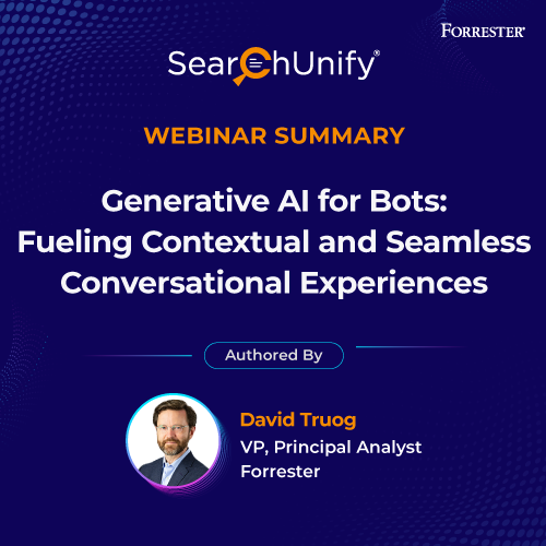 Generative AI for Bots: Fueling Contextual and Seamless Conversational Experiences
