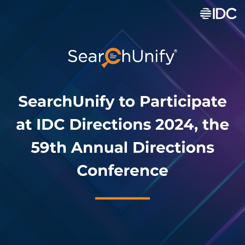 SearchUnify to Participate at IDC Directions 2024, the 59th Annual Directions Conference