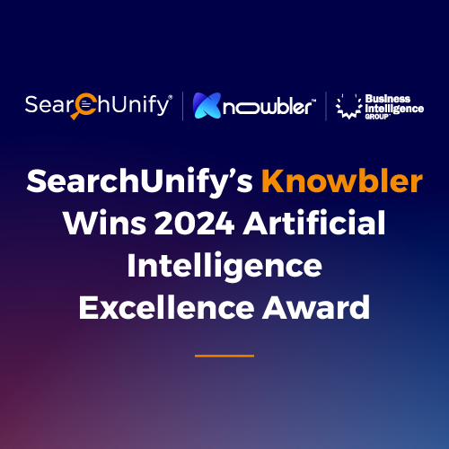 SearchUnify’s Knowbler Wins 2024 Artificial Intelligence Excellence Award