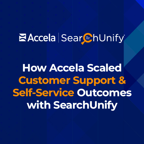 How Accela Scaled Customer Support & Self-Service Outcomes with SearchUnify