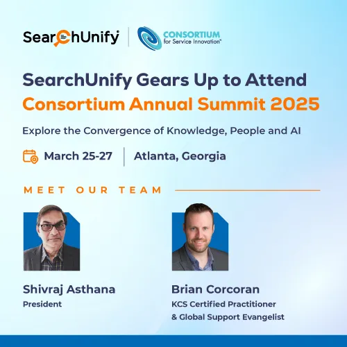 SearchUnify is Attending KCS Annual Summit 202523529