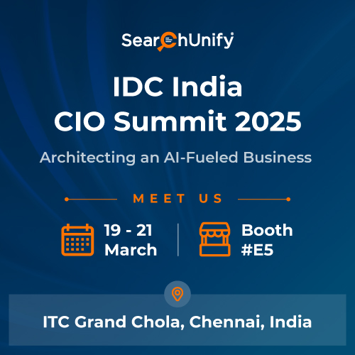 SearchUnify at IDC India CIO Summit 202523487