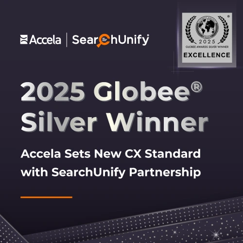 2025 Globee<sup>®</sup> Silver Winner: Accela Sets New CX Standard with SearchUnify Partnership